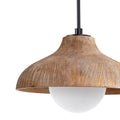 REGINA ANDREW, SURFSIDE WOOD PENDANT, PENDANT LIGHT