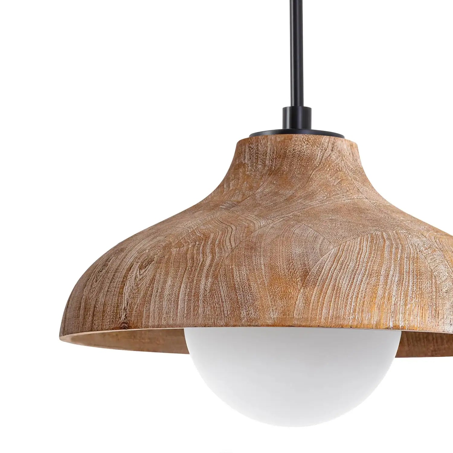 REGINA ANDREW, SURFSIDE WOOD PENDANT, PENDANT LIGHT