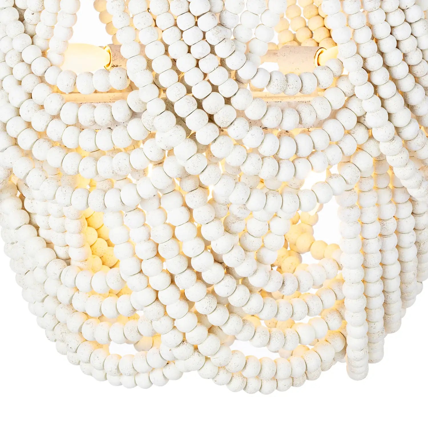 REGINA ANDREW, LORELEI WOOD BEAD FLUSH MOUNT, FLUSH MOUNT CEILING LIGHTS