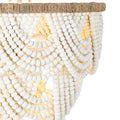 REGINA ANDREW, LORELEI WOOD BEAD FLUSH MOUNT, FLUSH MOUNT CEILING LIGHTS