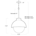 Regina Andrew, MONTREUX PENDANT, PENDANT LIGHT
