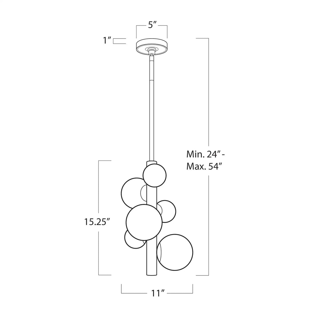 Regina Andrew, STYX VERTICAL PENDANT, PENDANT LIGHT