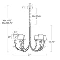 Regina Andrew, RIVER REED CHANDELIER, CHANDELIER LIGHT