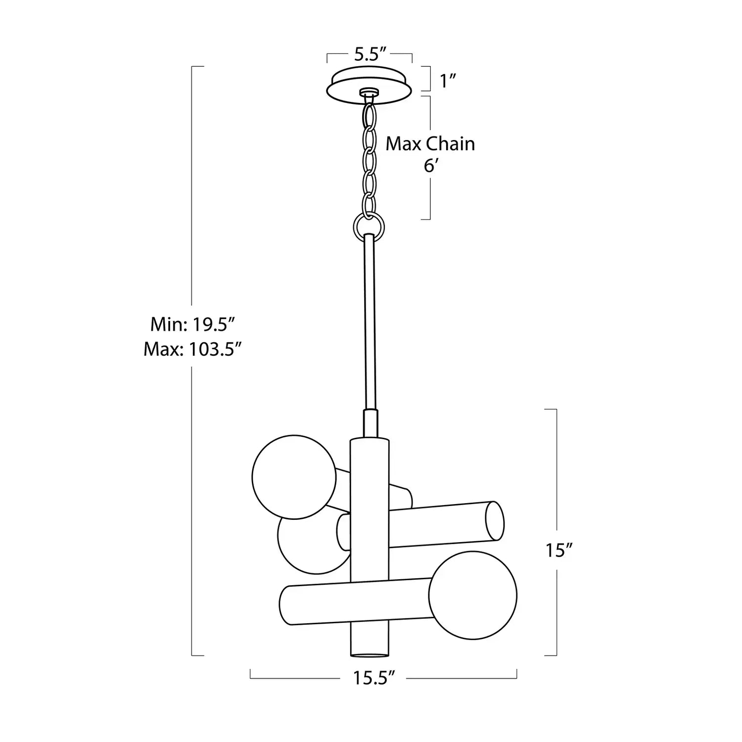 Regina Andrew, DION PENDANT, PENDANT LIGHT