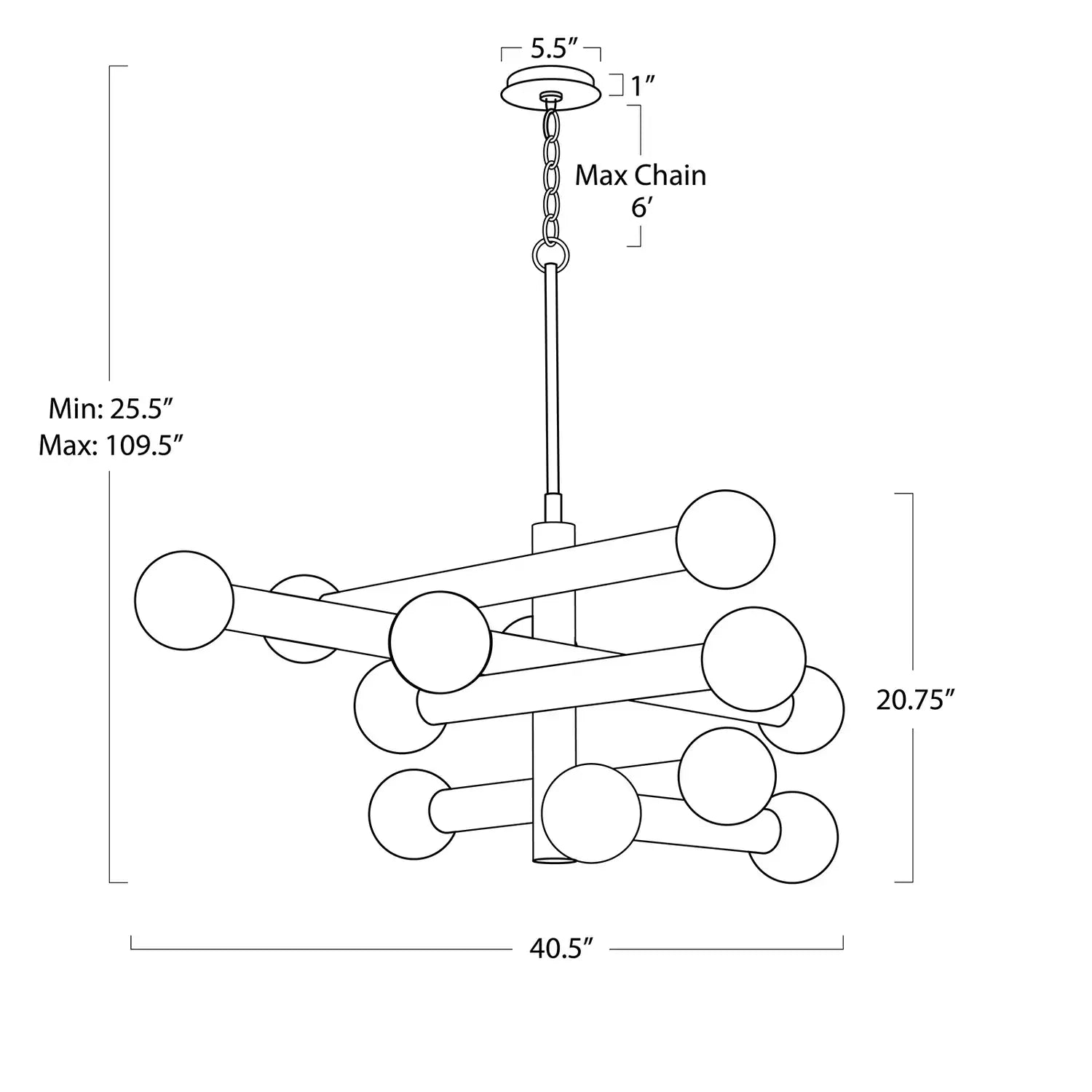 Regina Andrew, DION CHANDELIER, CHANDELIER LIGHT