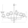 Regina Andrew, POLLY CHANDELIER - 2 CARTONS, CHANDELIER LIGHT