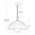 Regina Andrew, DARIEL GLASS PENDANT, PENDANT LIGHT