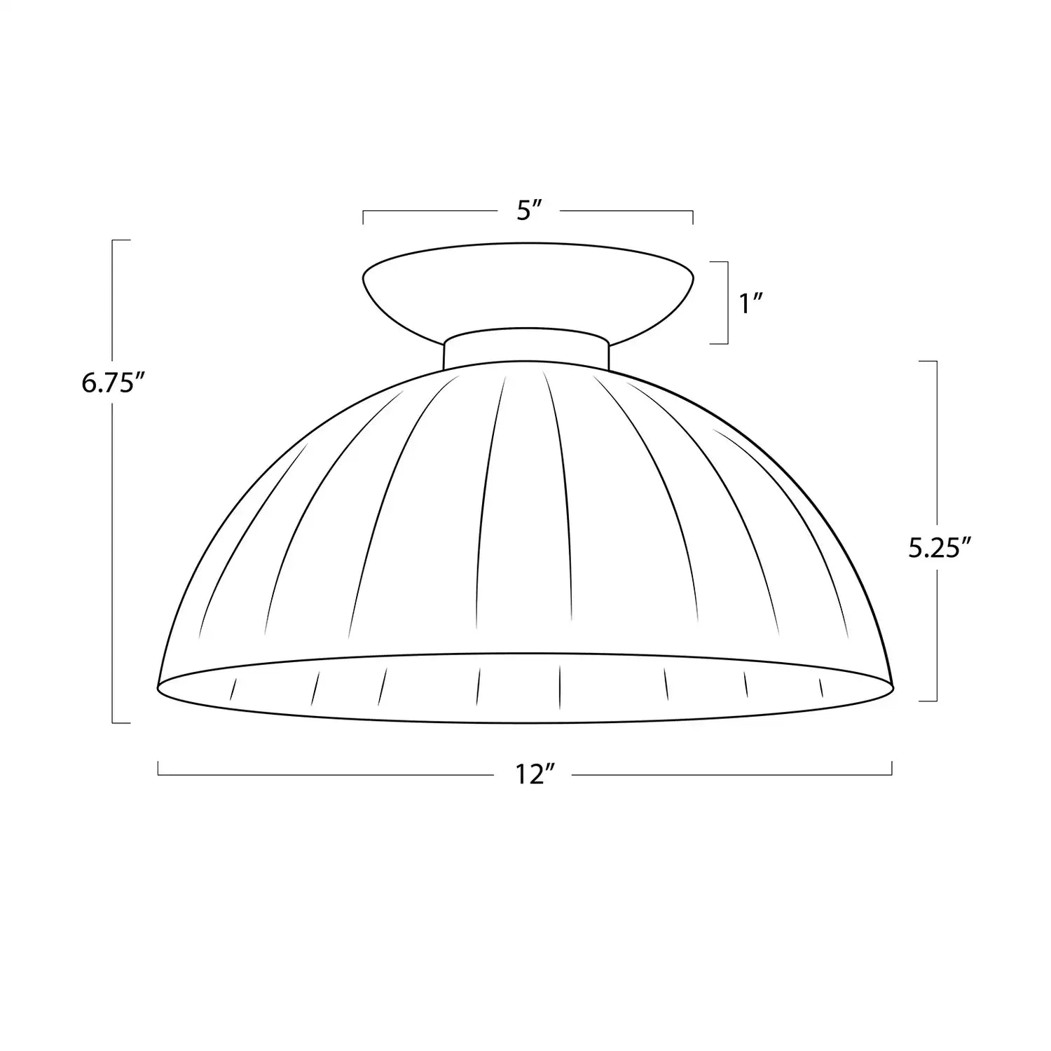 Regina Andrew, DARIEL GLASS FLUSH MOUNT, FLUSH MOUNT CEILING LIGHTS