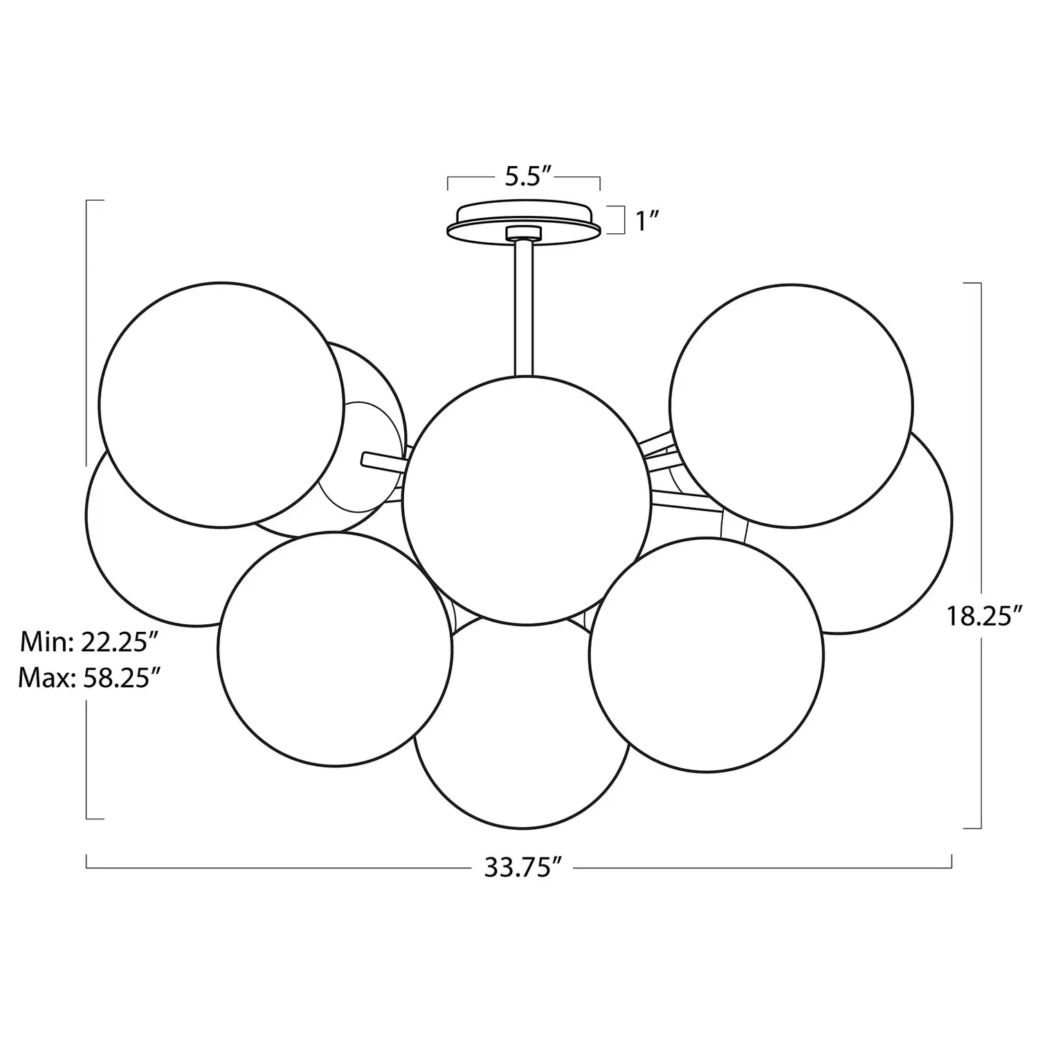 Regina Andrew, SHINE FLUSH MOUNT, FLUSH MOUNT CEILING LIGHTS