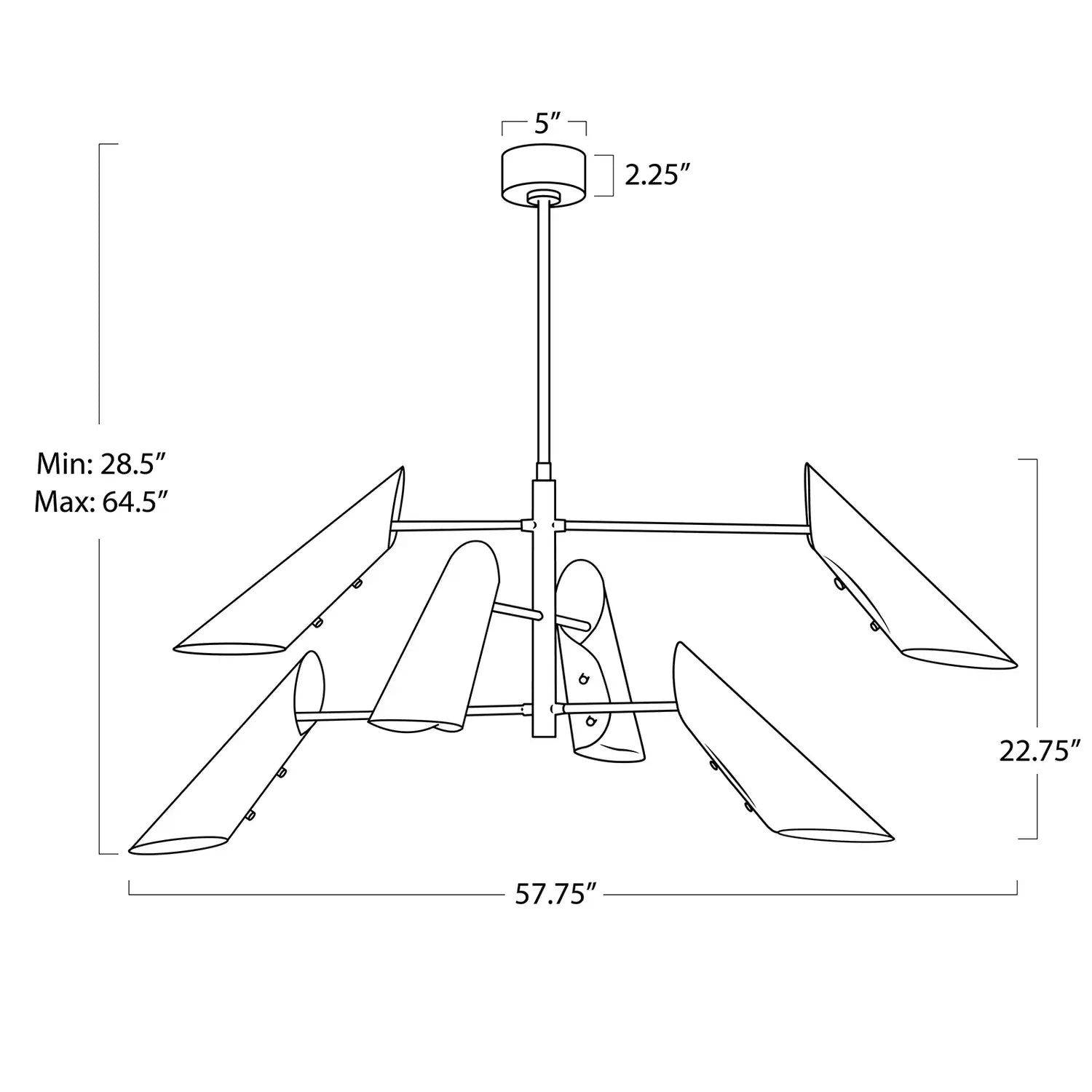 REGINA ANDREW, VEST CHANDELIER, CHANDELIER LIGHT