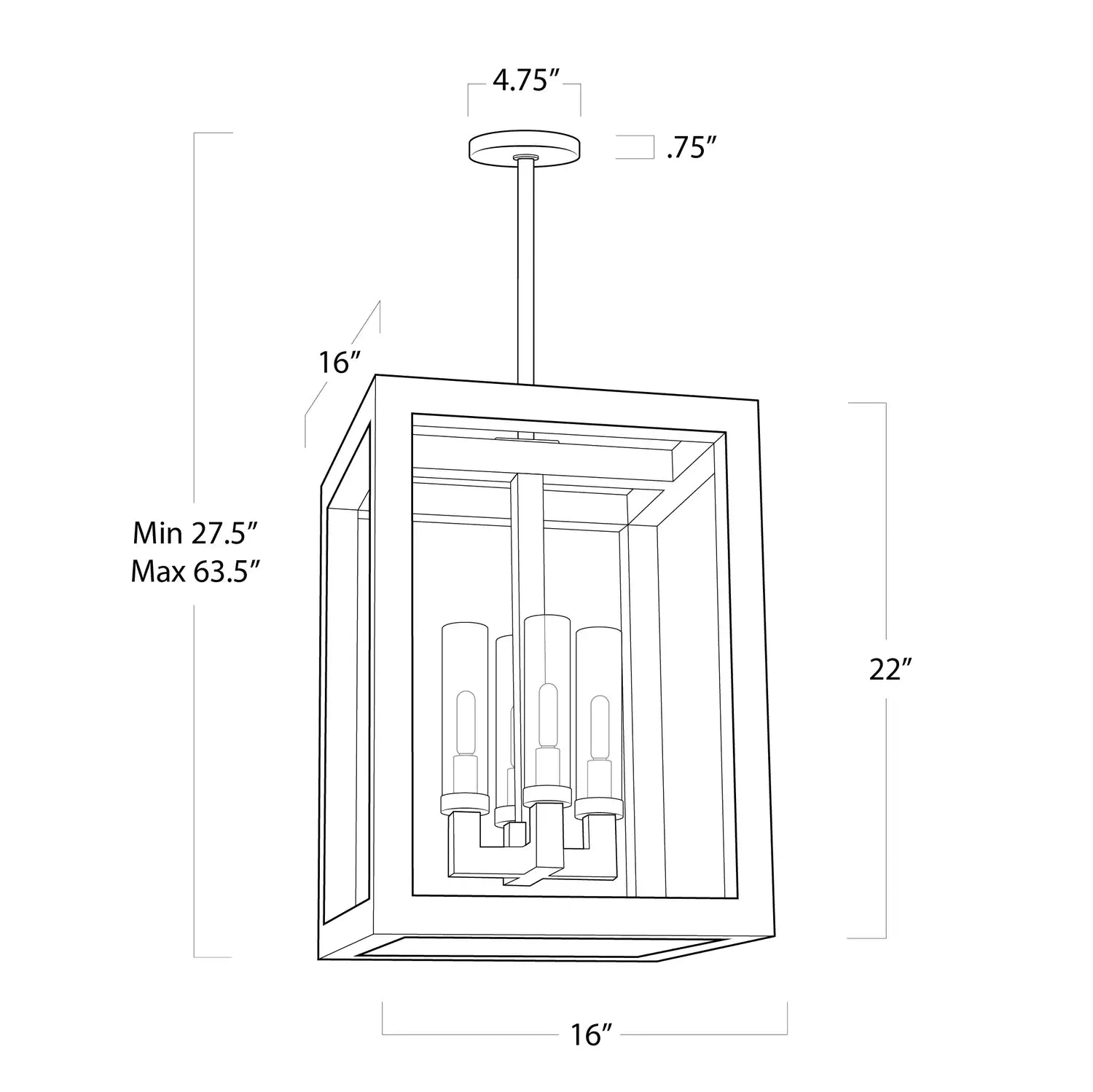 Regina Andrew, MONTECITO OUTDOOR LANTERN, OUTDOOR CEILING LIGHTS