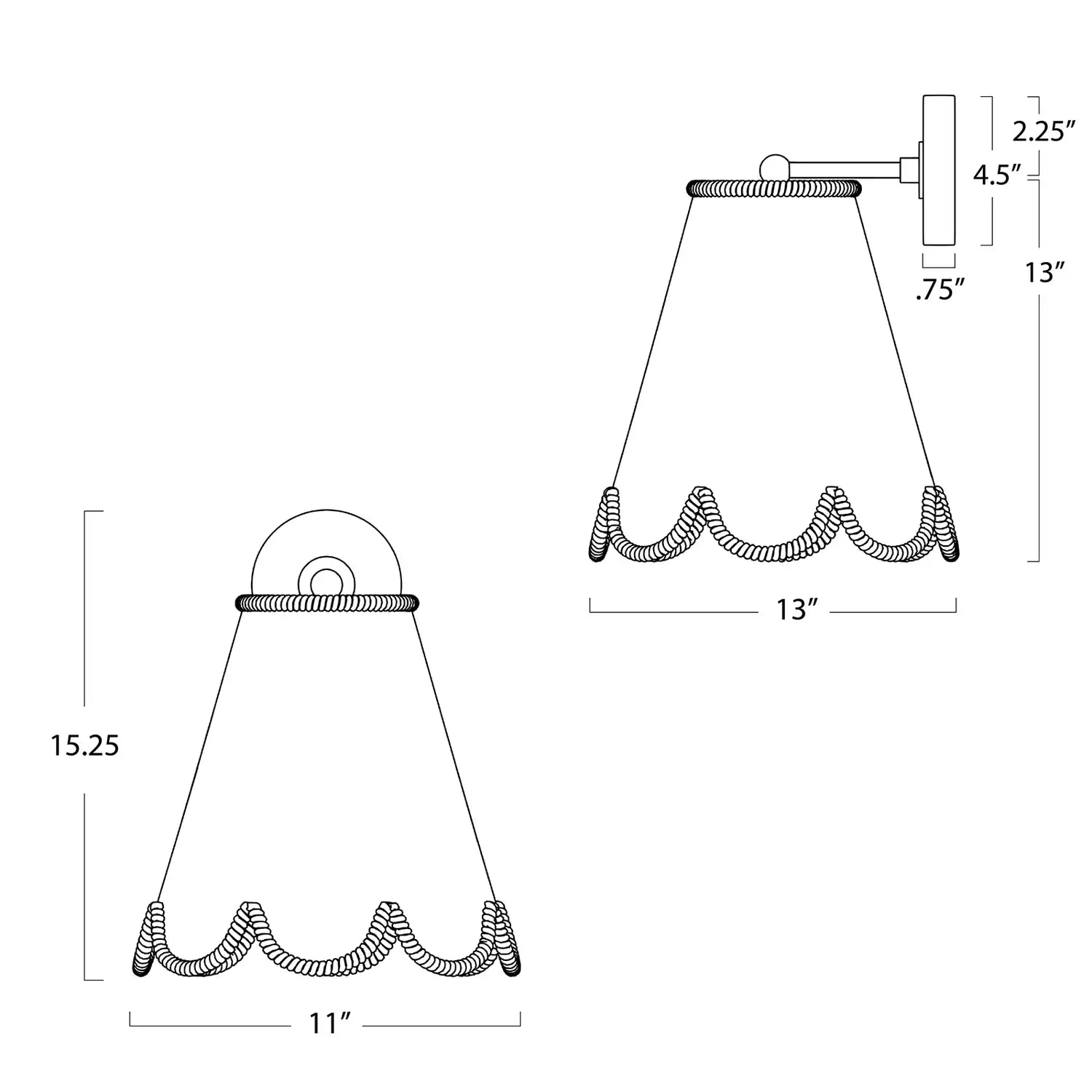 REGINA ANDREW, SUMMER OUTDOOR HANGING SCONCE, WALL SCONCES