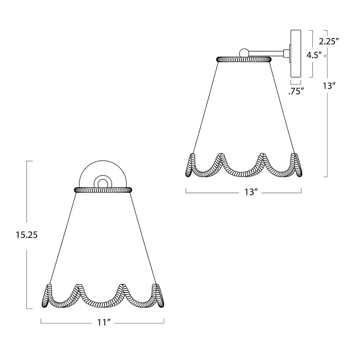 Regina Andrew, SUMMER OUTDOOR HANGING SCONCE, WALL SCONCES