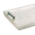 REGINA ANDREW BONE AND NICKEL TRAY - Decorative Accents