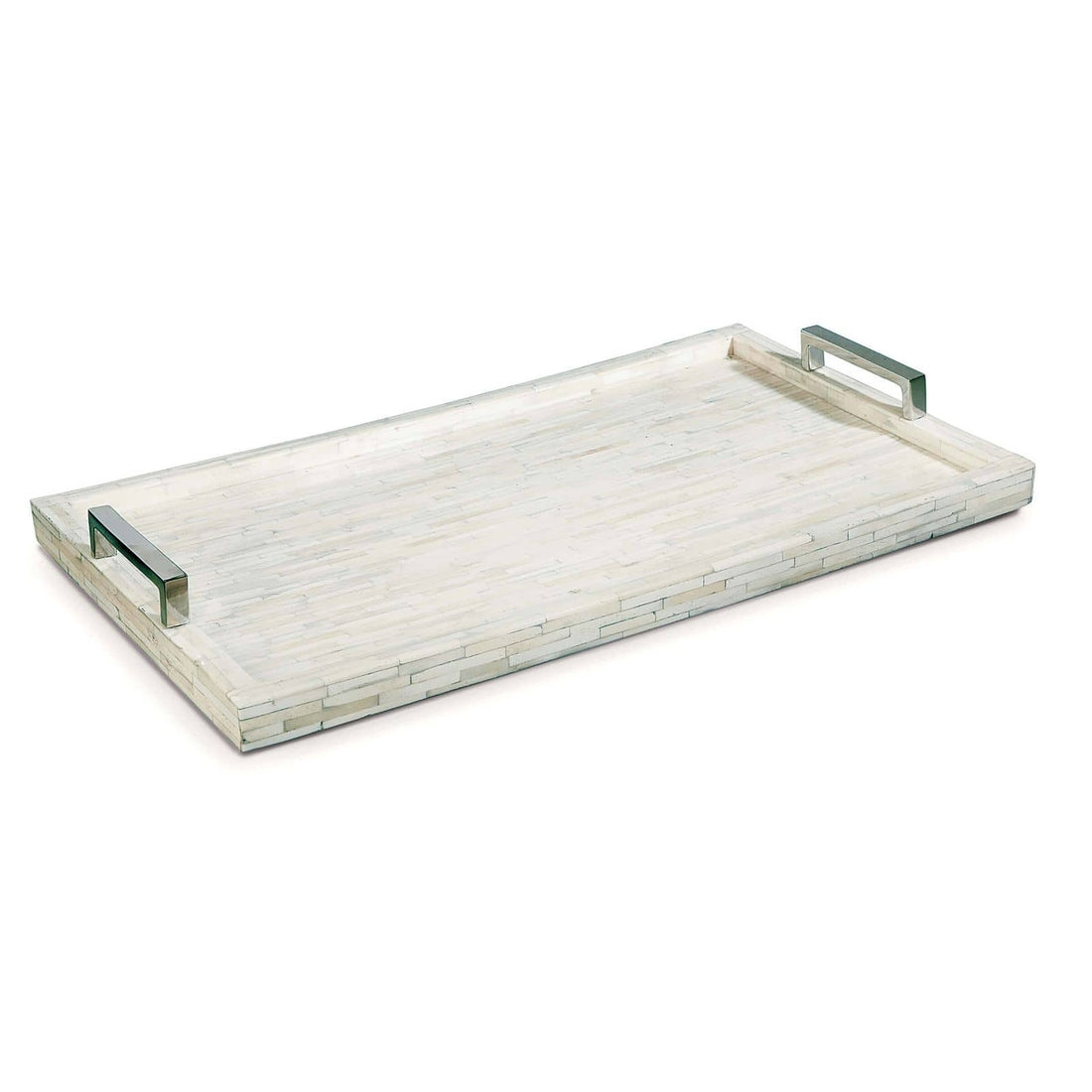 REGINA ANDREW BONE AND NICKEL TRAY - Decorative Accents