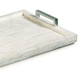 REGINA ANDREW BONE AND NICKEL TRAY - Decorative Accents