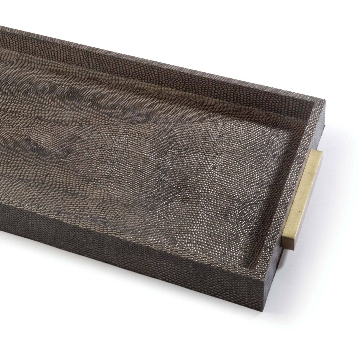 REGINA ANDREW RECTANGLE SHAGREEN BOUTIQUE TRAY - Decorative Accents