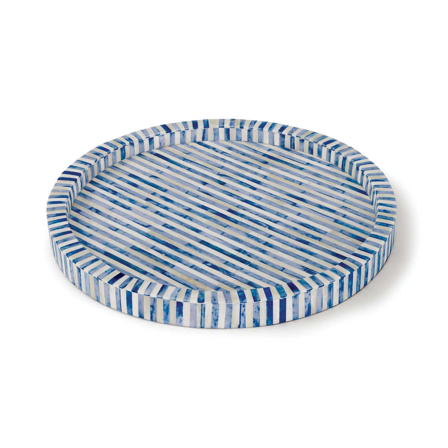 Regina Andrew BONE AND INDIGO TRAY - Decorative Accents