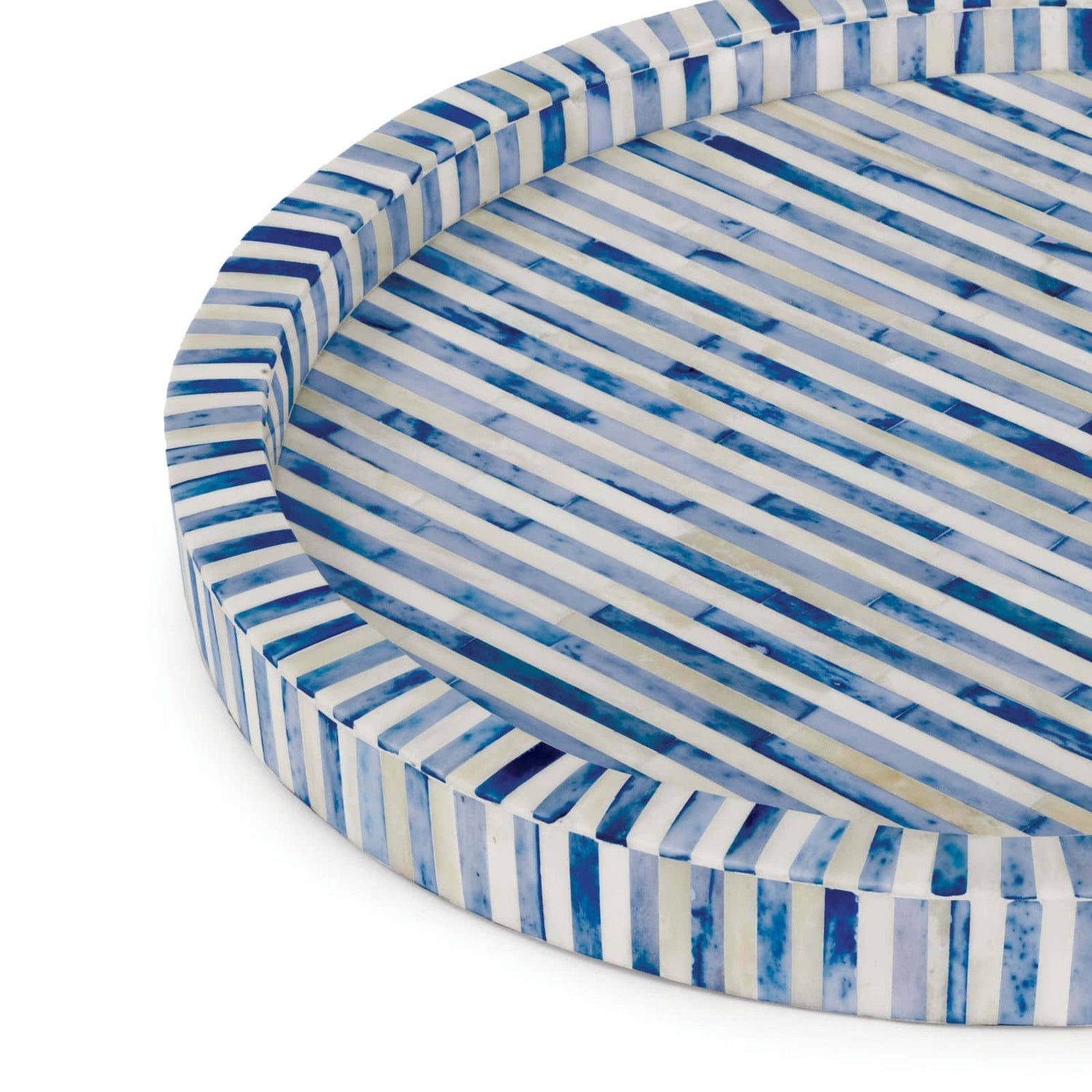 REGINA ANDREW BONE AND INDIGO TRAY - Decorative Accents