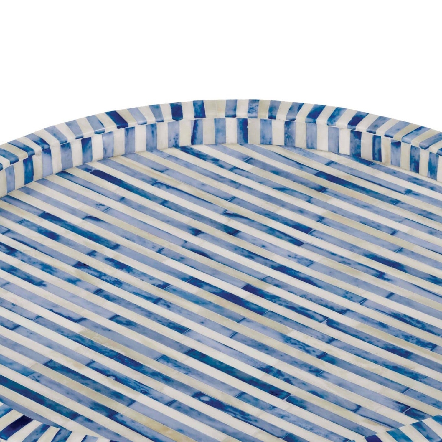 Regina Andrew BONE AND INDIGO TRAY - Decorative Accents