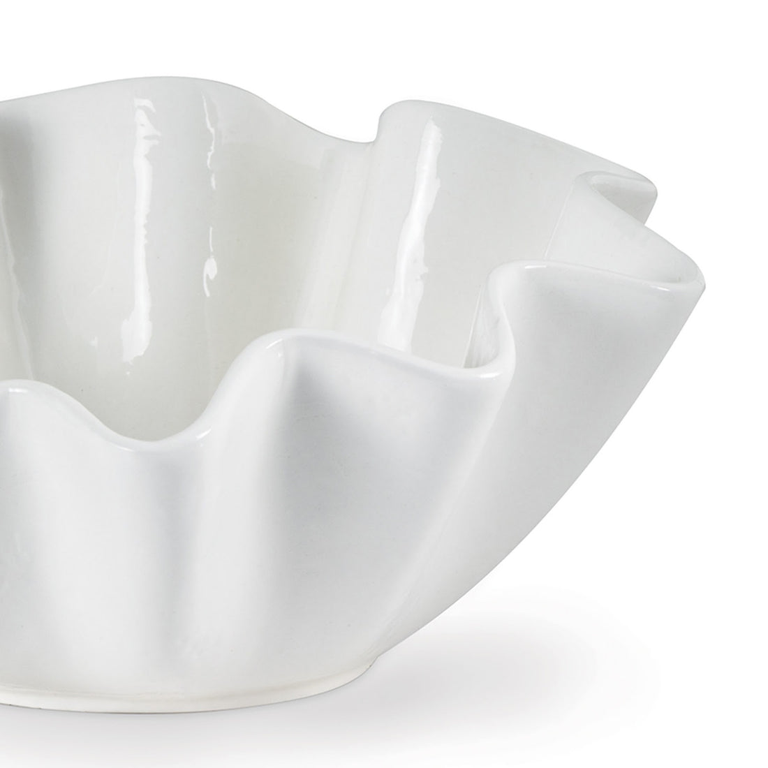 Regina Andrew RUFFLE CERAMIC BOWL - Decorative Accents