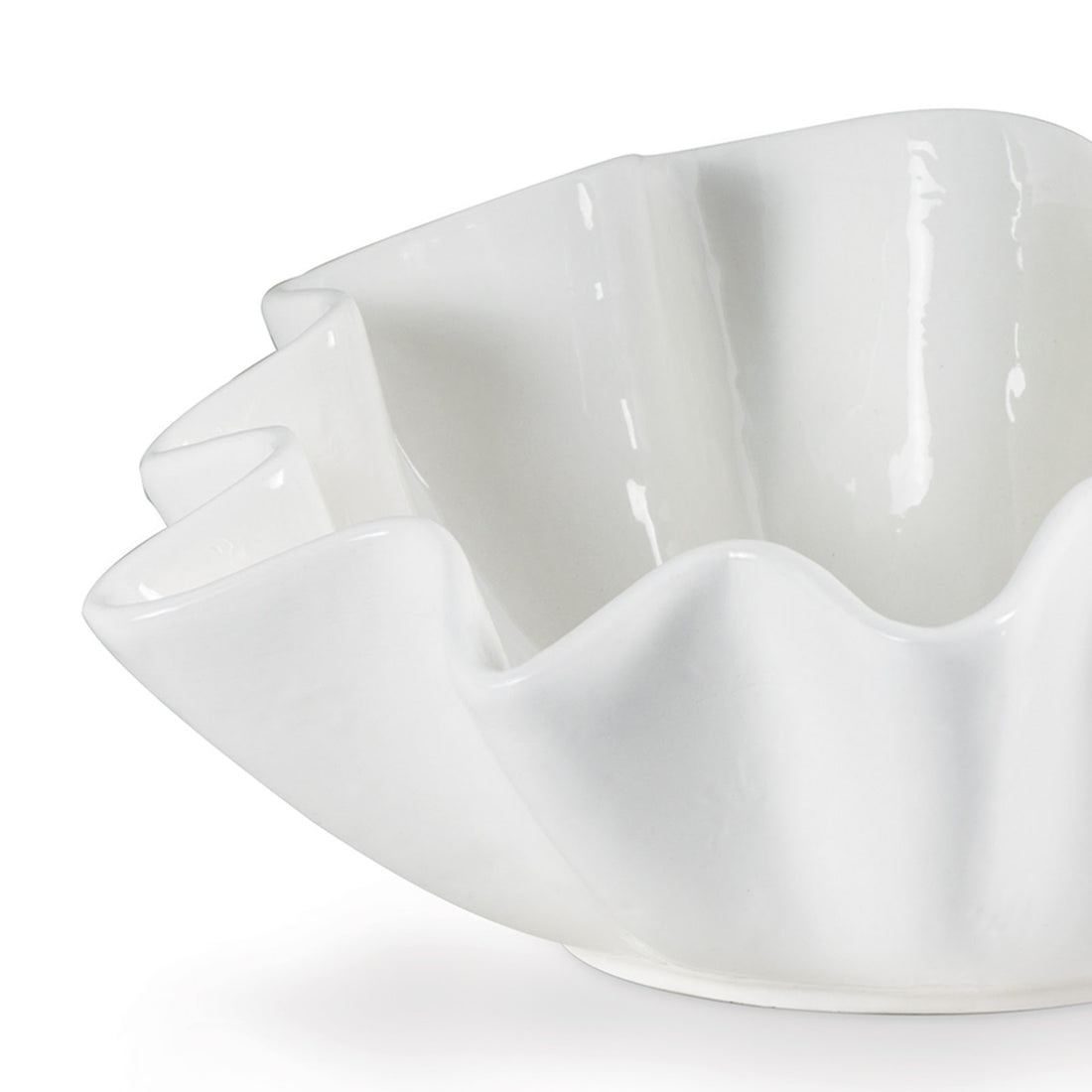 REGINA ANDREW RUFFLE CERAMIC BOWL - Decorative Accents