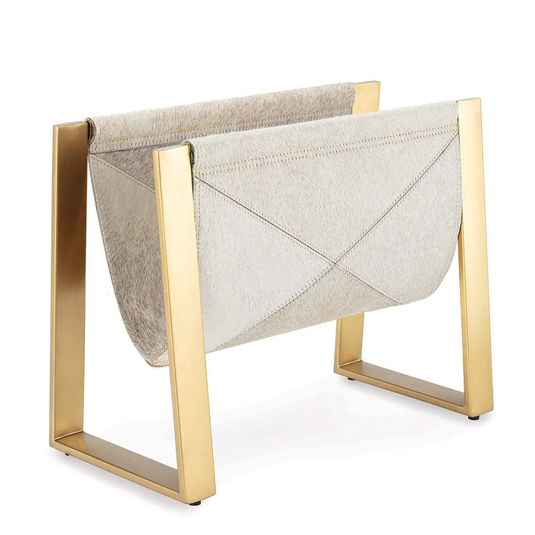 REGINA ANDREW ANDRES HAIR ON HIDE MAGAZINE RACK - Decorative Accents