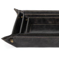 Regina Andrew DERBY LEATHER TRAY SET - Decorative Accents