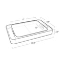 Regina Andrew DERBY RECTANGLE LEATHER TRAY SET - Decorative Accents