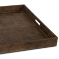 Regina Andrew DERBY SQUARE LEATHER TRAY - Decorative Accents