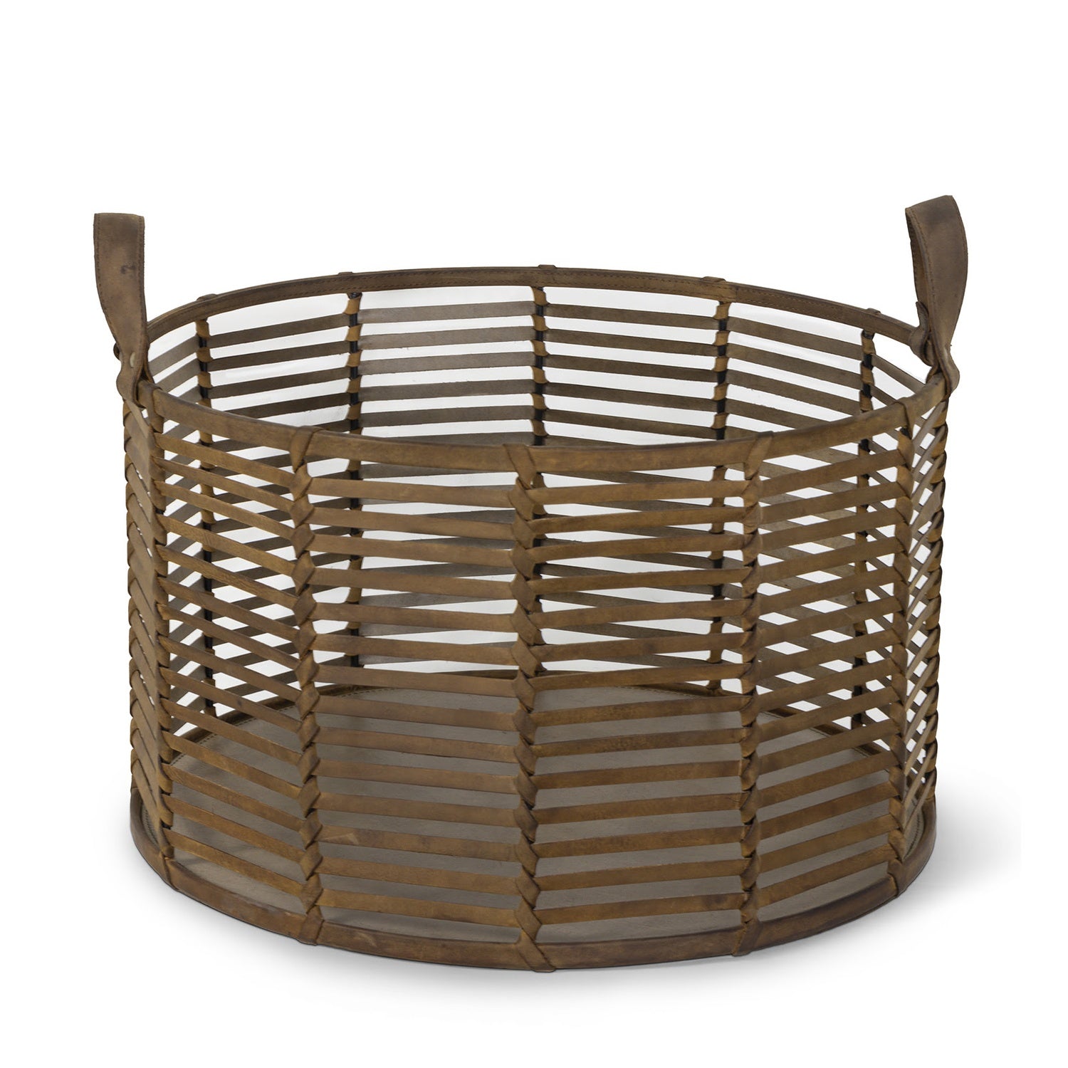 REGINA ANDREW FINN LEATHER BASKET - Decorative Accents