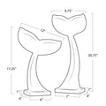 Regina Andrew WHALE TAIL PAIR - Decorative Accents