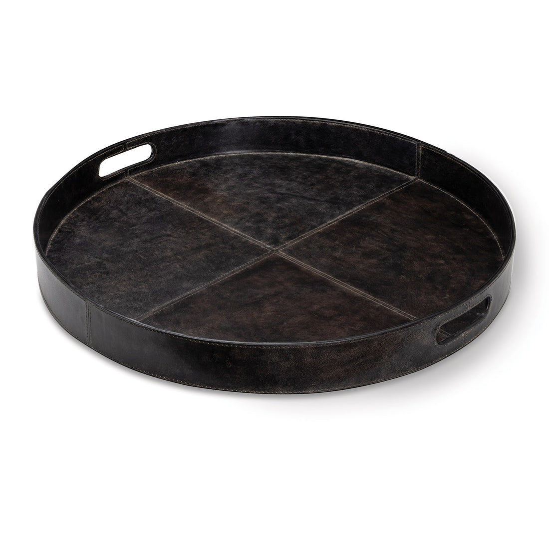 Regina Andrew DERBY LEATHER TRAY - Decorative Accents