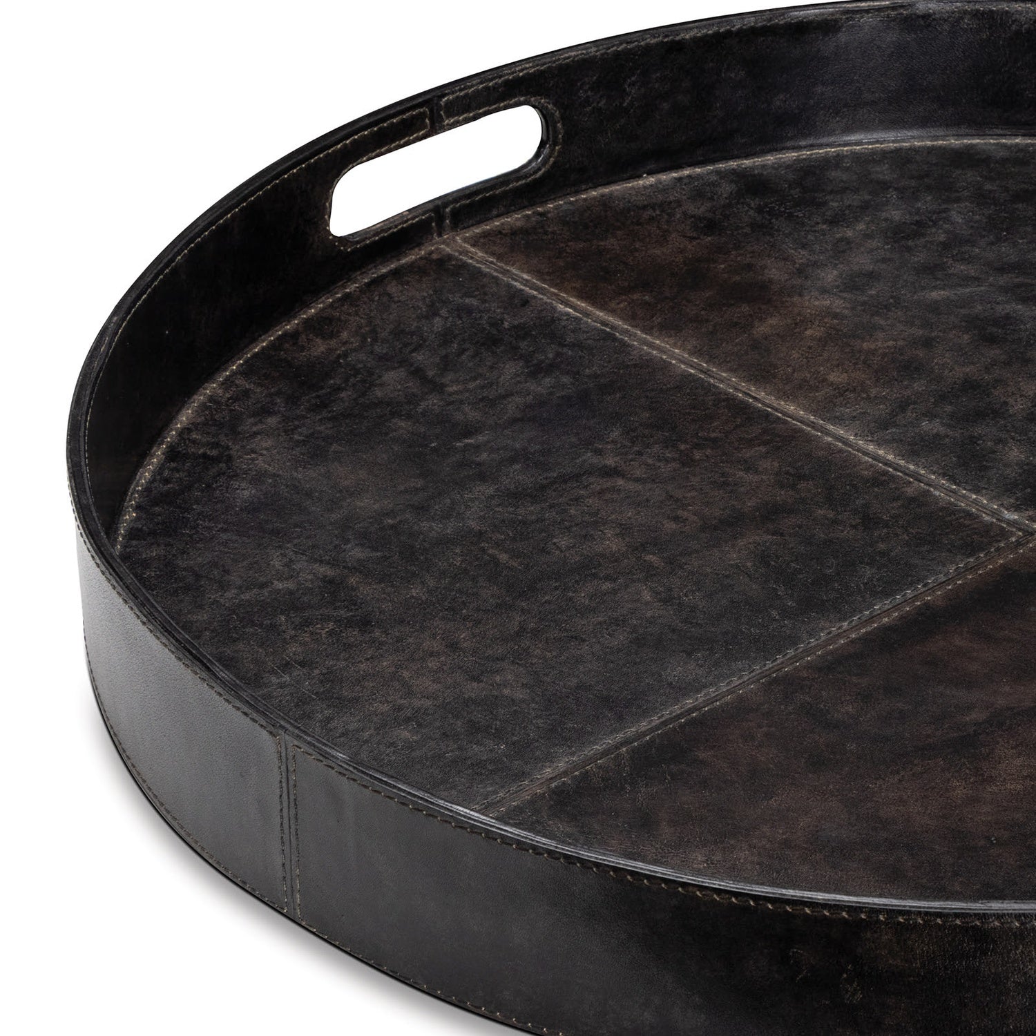 Regina Andrew DERBY LEATHER TRAY - Decorative Accents