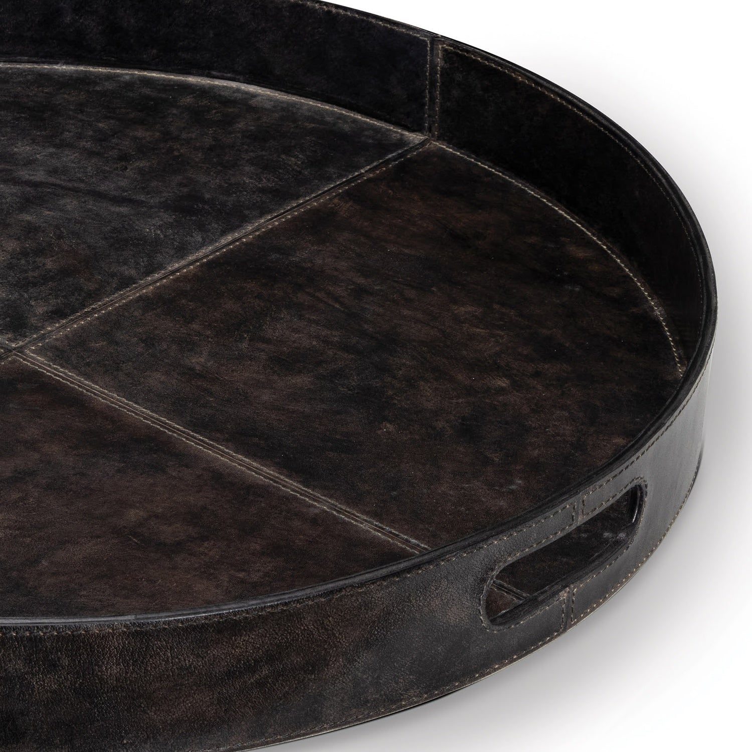 Regina Andrew DERBY LEATHER TRAY - Decorative Accents