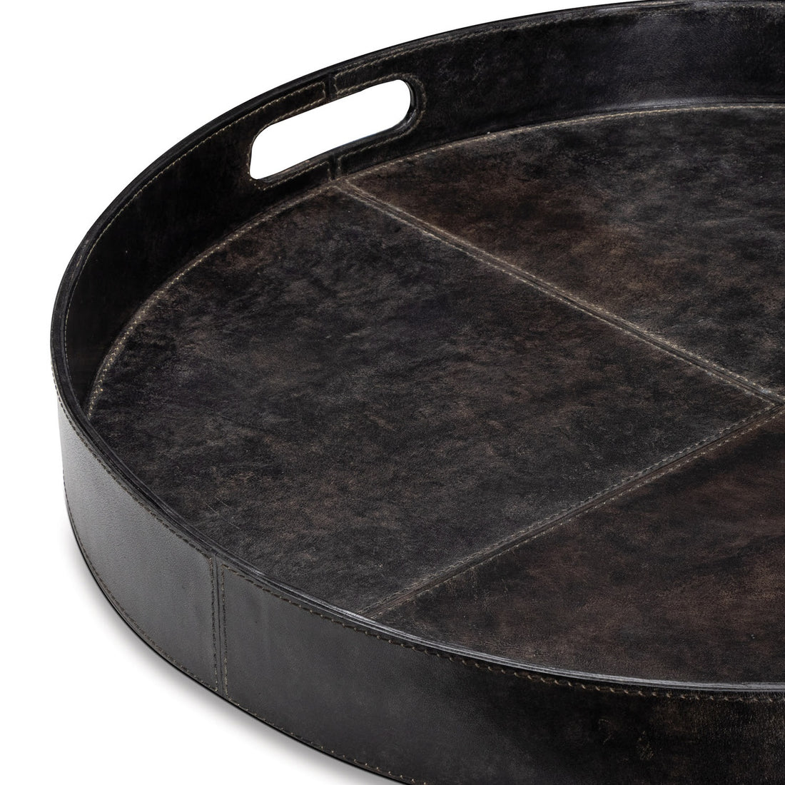 REGINA ANDREW DERBY LEATHER TRAY - Decorative Accents