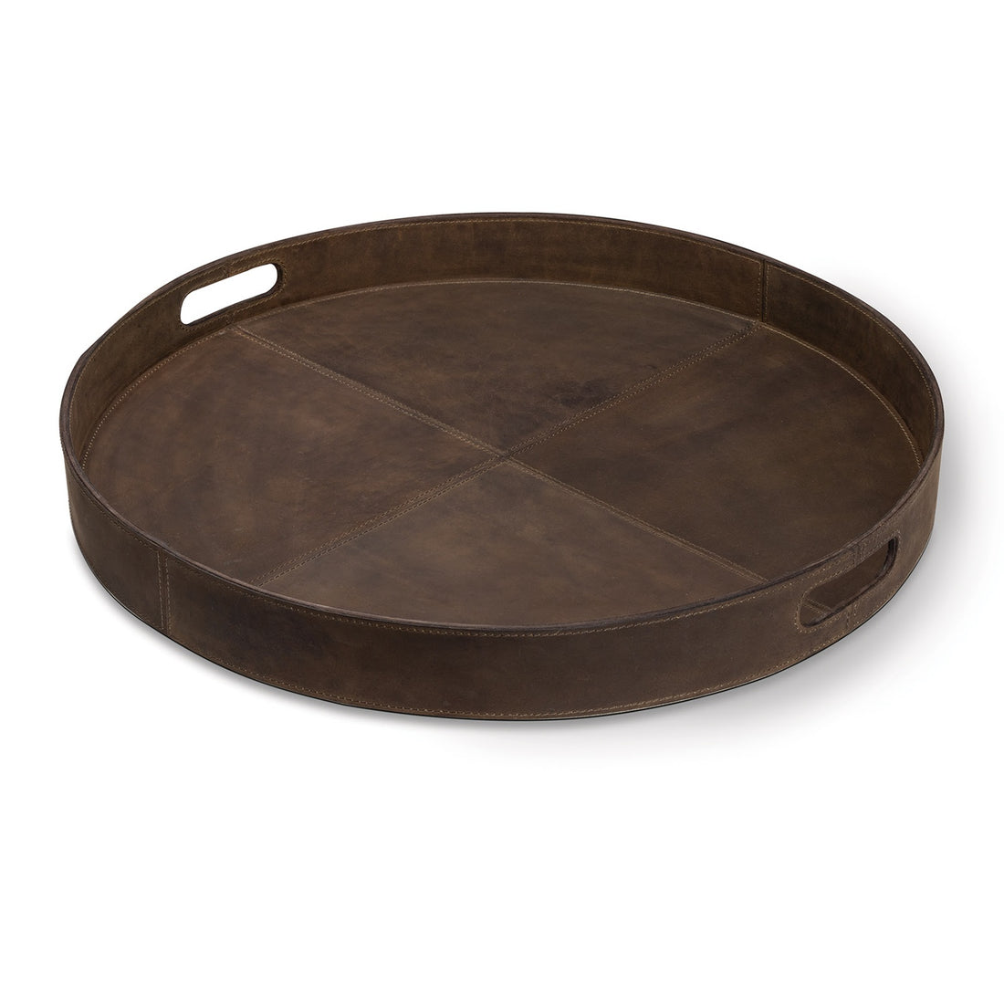 Regina Andrew DERBY LEATHER TRAY - Decorative Accents