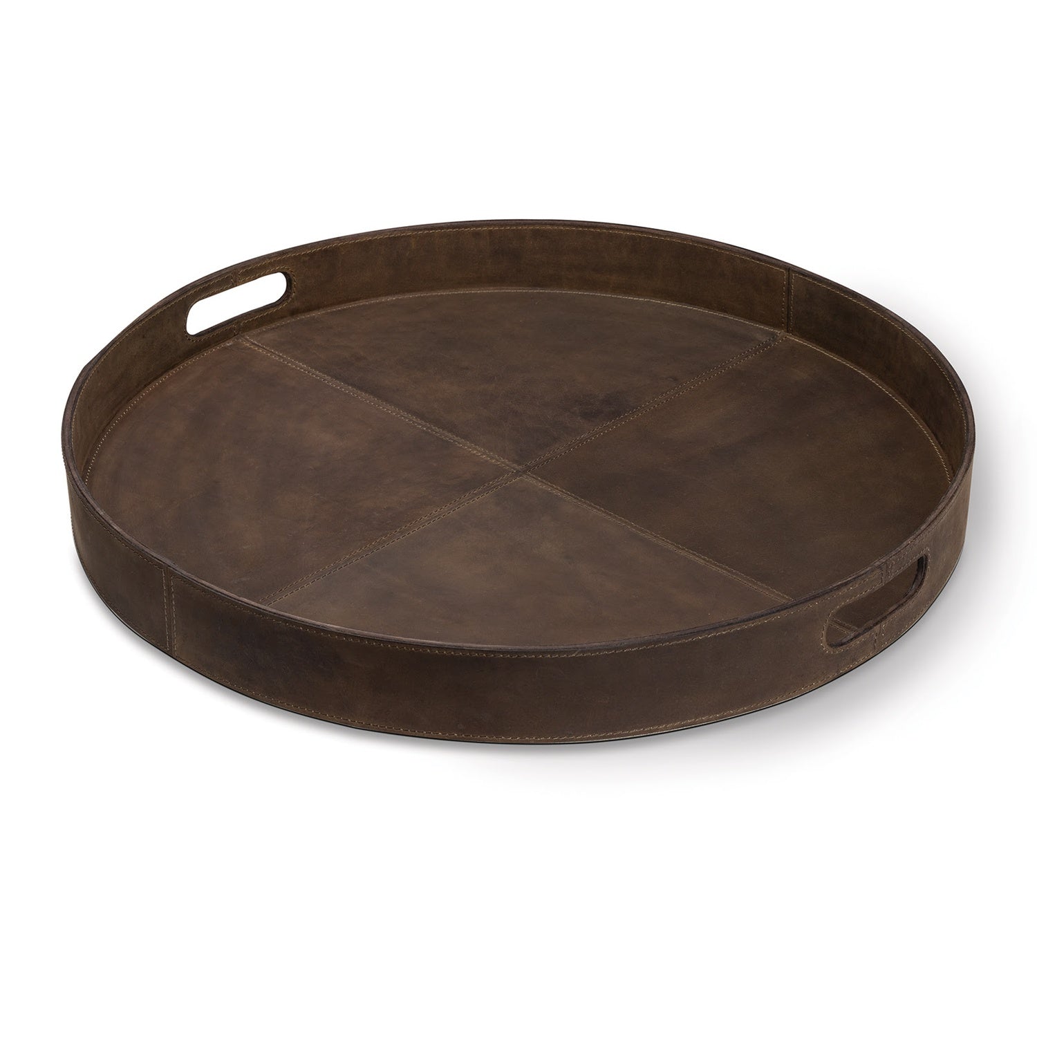 Regina Andrew DERBY LEATHER TRAY - Decorative Accents