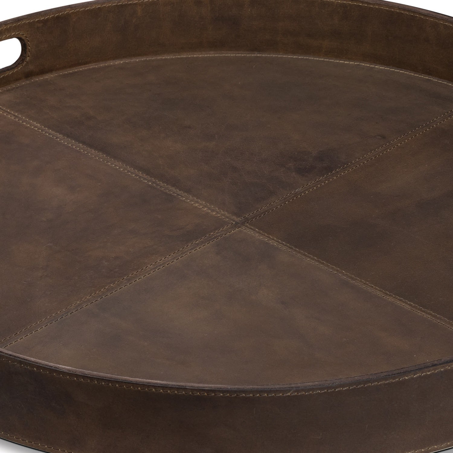 Regina Andrew DERBY LEATHER TRAY - Decorative Accents