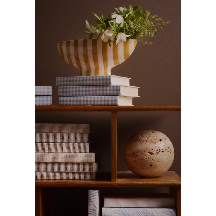 Regina Andrew SLOANE TRAVERTINE BOOKEND SET - Decorative Accents