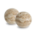 Regina Andrew SLOANE TRAVERTINE BOOKEND SET - Decorative Accents