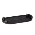 REGINA ANDREW FORTE LEATHER TRAY OVAL - Decorative Accents