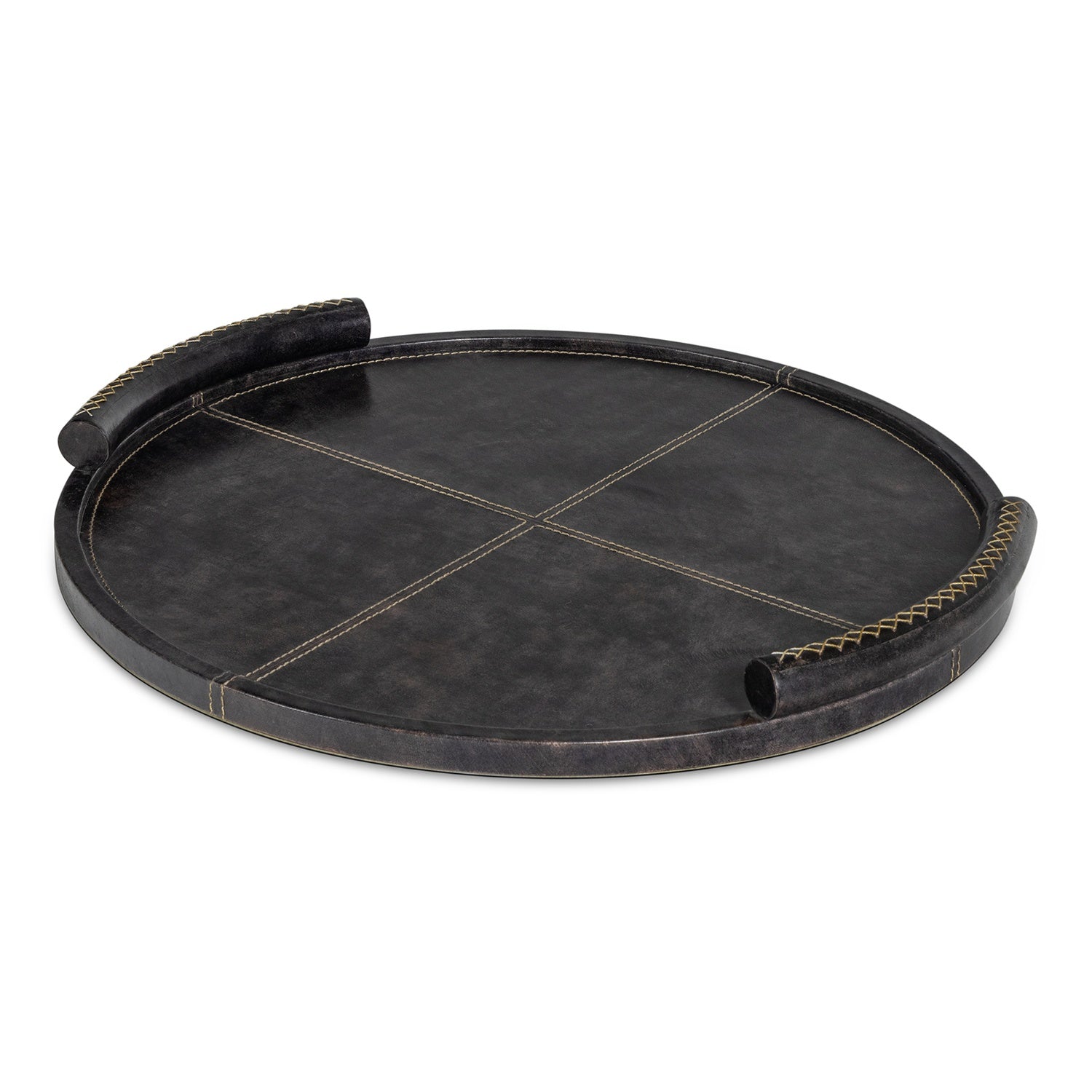 REGINA ANDREW FORTE LEATHER TRAY - Decorative Accents
