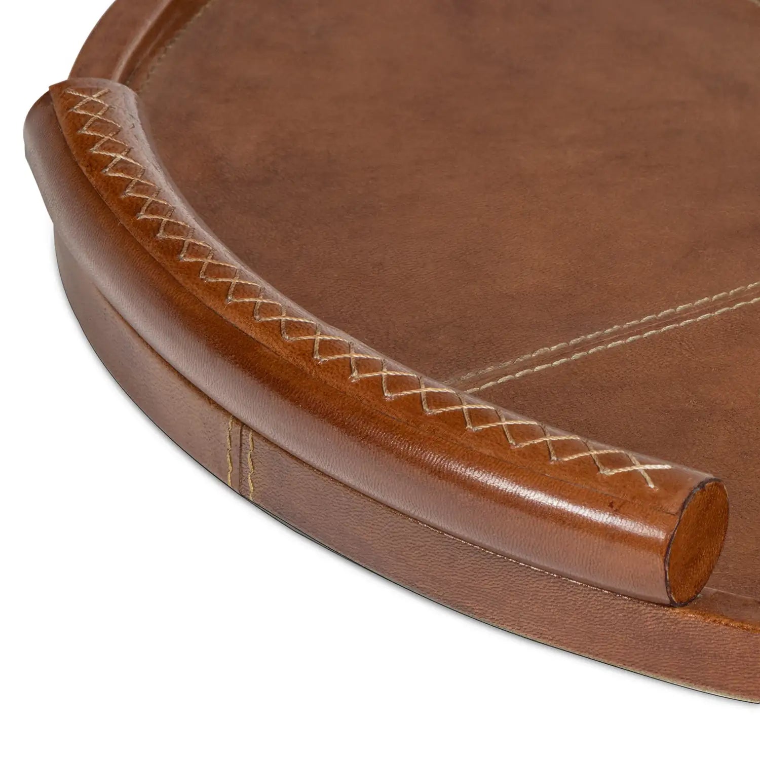 Regina Andrew FORTE LEATHER TRAY - Decorative Accents