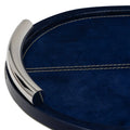 REGINA ANDREW HAYES LEATHER TRAY OVAL - Decorative Accents