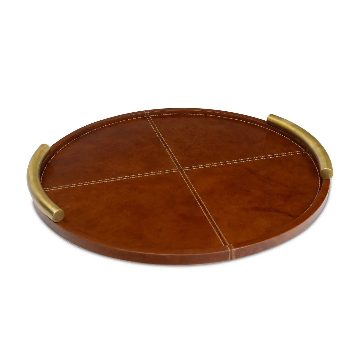 REGINA ANDREW HAYES LEATHER TRAY - Decorative Accents