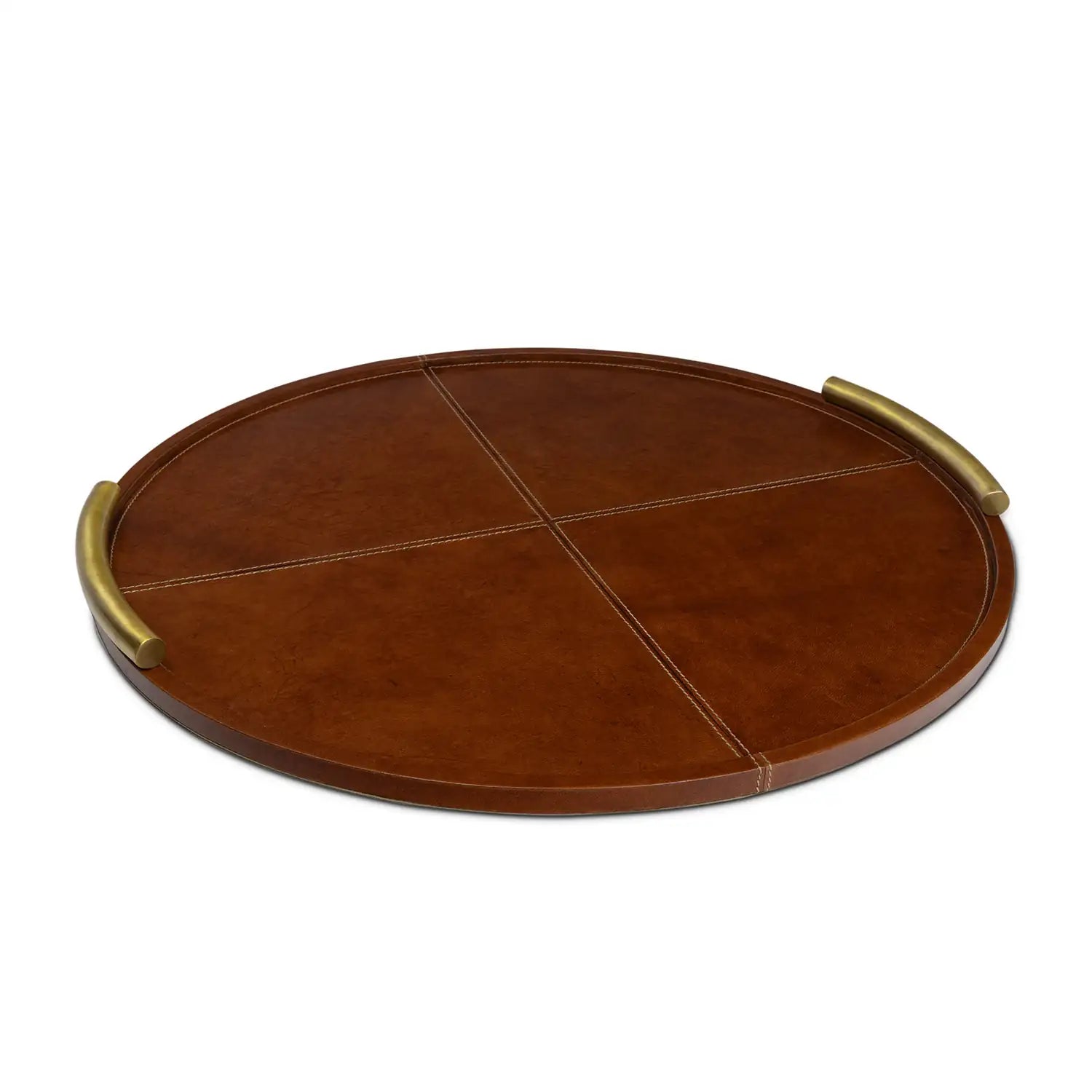 REGINA ANDREW HAYES LEATHER TRAY - Decorative Accents