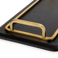 Regina Andrew GREYSON LEATHER RECTANGLE TRAY - Decorative Accents