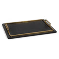 Regina Andrew GREYSON LEATHER RECTANGLE TRAY - Decorative Accents