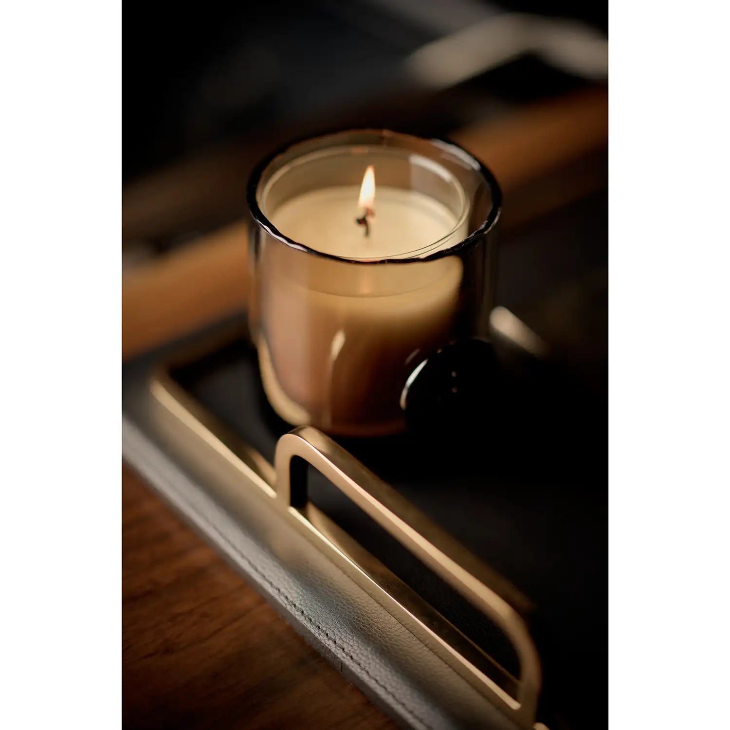 Regina Andrew GREYSON LEATHER RECTANGLE TRAY - Decorative Accents